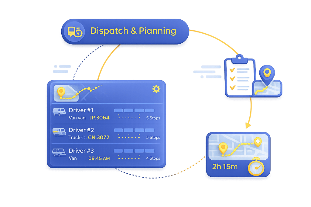 Fleet works - Dispatch & Planning